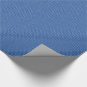 Bloem van het Leven Patroon Blauw Cadeaupapier (Hoek)