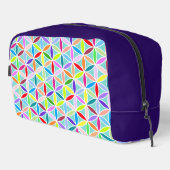 Bloem van het Leven Patroon - Veelkleurige Toilettasje (Rechterhoek)