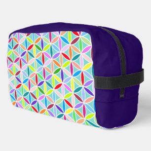 Bloem van het Leven Patroon - Veelkleurige Toilettasje