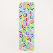 Bloem van het Leven Patroon - Veelkleurige Yogamat (Voorkant)