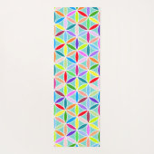 Bloem van het Leven Patroon - Veelkleurige Yogamat (Achterkant)