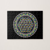 Bloem van het leven Puzzle Legpuzzel (Horizontaal)