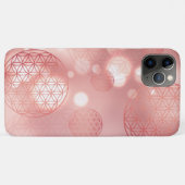 Bloem van het leven rode goudsparkle Case-Mate iPhone case (Achterkant (horizontaal))