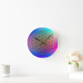 Bloem van het leven ronde klok (Huis)