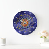 Bloem van het leven - sierplanten Mandala 1 Grote Klok (Huis)