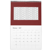 Bloem van het leven - sierplanten Mandala 1 Kalender (Feb 2027)