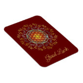 Bloem van het leven -  sierplanten Mandala 1 Magneet (Rechterzijde)