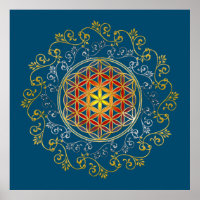 Bloem van het leven - sierplanten Mandala 1