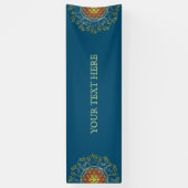 Bloem van het leven - sierplanten Mandala 1 Spandoek (Verticaal)