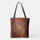 Bloem van het leven -  sierplanten Mandala 1 Tote Bag (Achterkant)