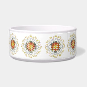 Bloem van het leven -  sierplanten Mandala 1 Voerbakje