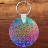 Bloem van het leven sleutelhanger (Voorkant)