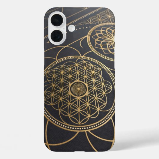 Bloem van het leven Spiral Mystery Case-Mate iPhone Case (Achterkant)