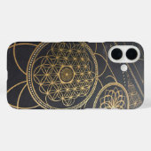 Bloem van het leven Spiral Mystery Case-Mate iPhone Case (Achterkant (horizontaal))