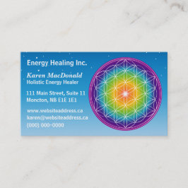 Bloem van het Leven Sterrenhemel Visitekaartje