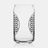 BLOEM VAN HET LEVEN - Symbol van de Heilige Geomet Blikvorm Glas (Links)