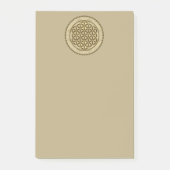 BLOEM VAN HET LEVEN - Symbolische Kunst Heilige Ge Post-it® Notes (Voorkant)