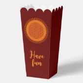 BLOEM VAN HET LEVEN - Symbool van de Heilige Geome Bedankdoosjes (Voorkant)