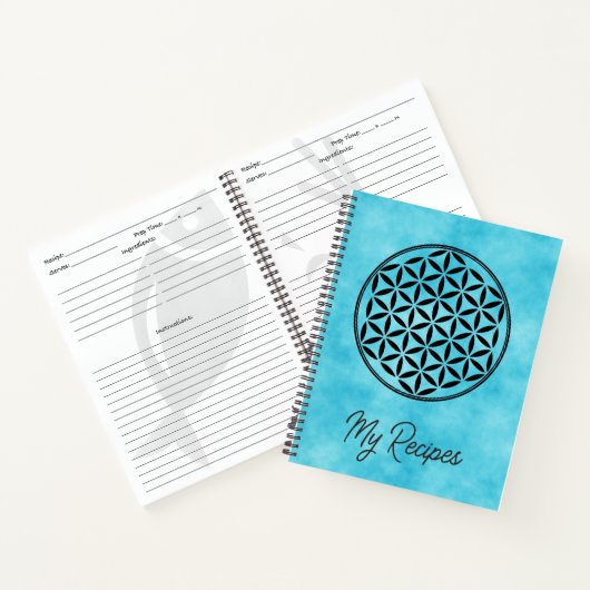 BLOEM VAN HET LEVEN - Symbool van de heilige geome Notitieboek (Binnen)