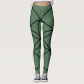 Bloem van het Leven tinten Leggings (Voorkant)