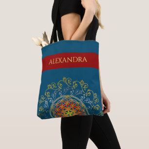 Bloem Van Het Leven - Vintage Sieraden Mandala 1 Tote Bag