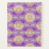 BLOEM VAN HET LEVEN - Yantra naadloos patroon Planner (Achterkant)