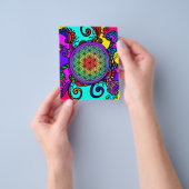 Bloem van het leven zen Chakra Flyer (Hand)