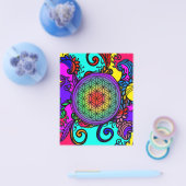 Bloem van het leven zen Chakra Flyer (Enkel)