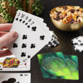 BLOEM VAN HET LEVEN - zilver / Bloem des Levens Pokerkaarten (Insitu)