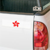 Bloem van Hongkong Bumpersticker (Op Truck)