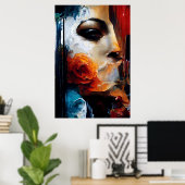 Bloem van Introspectie Poster (Thuiskantoor)