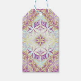 Bloem van Leefpatroon Cadeaulabel