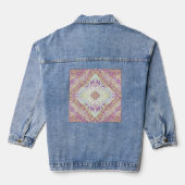 Bloem van Leefpatroon Denim Jacket (Achterkant)