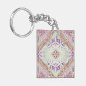 Bloem van Leefpatroon Sleutelhanger (Voorkant Links)