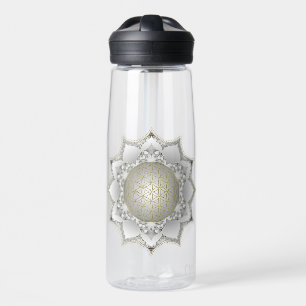 Bloem Van Leven - Bloesems Mandala 1 Waterfles