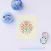 Bloem van leven, boom van leven, Kabbalah, Sephiro Flyer (Enkel)