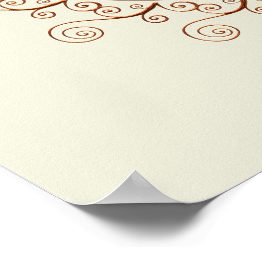 Bloem van leven, boom van leven, Kabbalah, Sephiro Poster (Hoek)