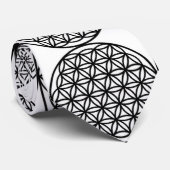 Bloem van leven, doodsbang meetkunde stropdas (Opgerold)