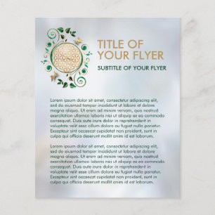 Bloem van leven - Malachietwervelkolom en bustaven Flyer