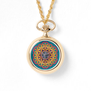 Bloem van Leven Mandala Horloge