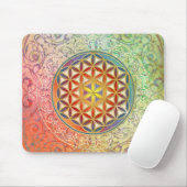 Bloem van leven - Ornament I Muismat (Met muis)