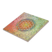 Bloem van leven - Ornament I Tegeltje (Zijkant)