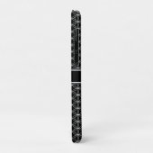 Bloem van Leven Patroon op Zwart Case-Mate iPhone Case (Achterkant/links)