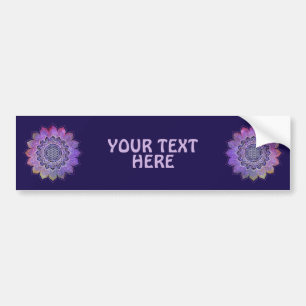 Bloem Van Leven - Stijlvolle Antieke Galaxy Ruimte Bumpersticker