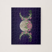 Bloem van leven Triple Moon Lotus Legpuzzel (Verticaal)