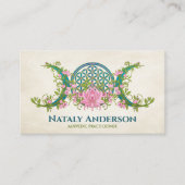 Bloem van leven Triple Moon Lotus Visitekaartje (Voorkant)