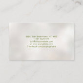 Bloem van leven Triple Moon Lotus Visitekaartje (Achterkant)