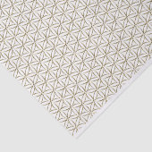 Bloem van leven - wit goudpatroon + uw rug. tissuepapier (Detail)