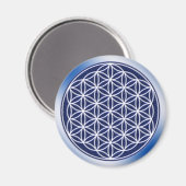 Bloem van levend/hemel magneet (Voorkant / Achterkant)