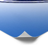 Bloem van levend/hemel poster (Hoek)